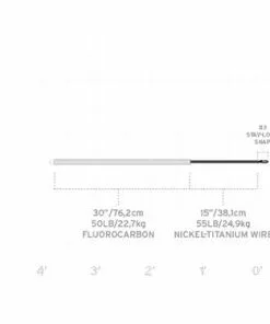 Scientific Anglers Absolute Predator Figure 8 Leader