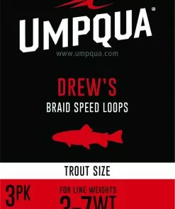 Umpqua Drew'S Speed Loop Clear 8-Up (3 Pack)
