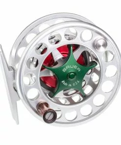 Reels Bauer Sst Fly Reel - Silver/Red - Closeout 12 Reels Bauer Sst Fly Reel - Silver/Red - Closeout