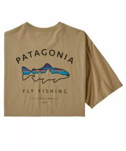 Patagonia Men'S Framed Fitz Roy Trout Organic Tee