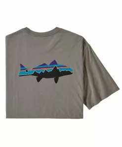 Patagonia Men'S Fitz Roy Fish Organic Tee