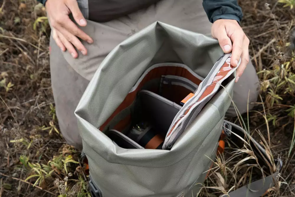 Fishpond Castaway Roll Top Gear Bag - Shale - Closeout Bags And Packs 5 Fishpond Castaway Roll Top Gear Bag - Shale - Closeout Bags And Packs