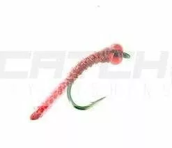 Catch Fly Fishing Flies Catch Red Hot Worm 6-Pack