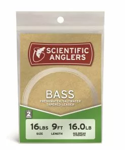Scientific Anglers Bass Leader - 9' - 2 Pack