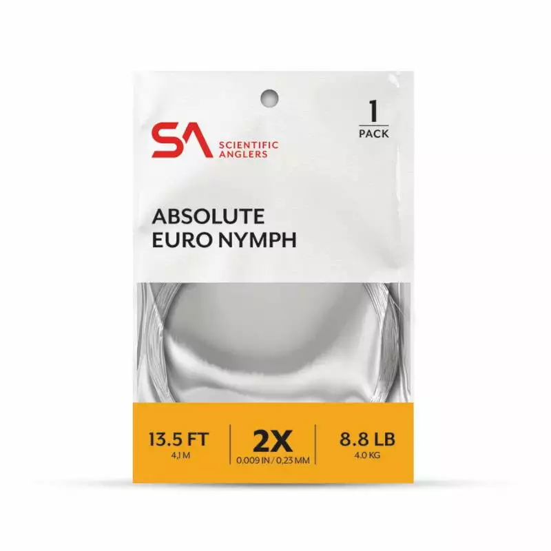 Scientific Anglers Absolute Euro Nymph Leader 13.5ft 3 Scientific Anglers Absolute Euro Nymph Leader 13.5ft