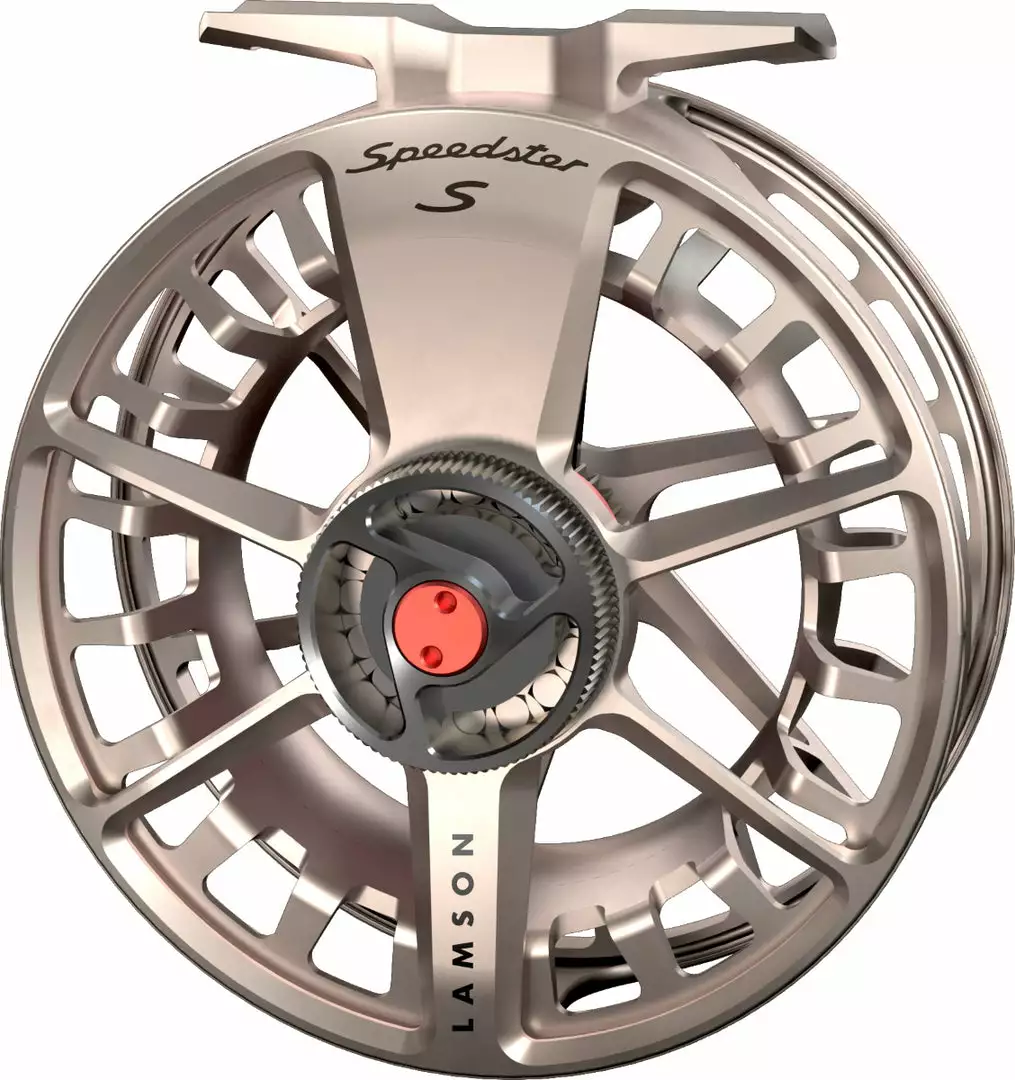 Lamson Speedster Fly Reel - 5+ - Ember (Trade Up) 3 Lamson Speedster Fly Reel - 5+ - Ember (Trade Up)