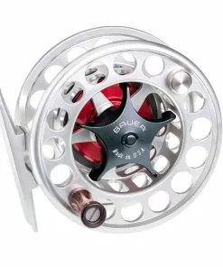 Reels Bauer Sst Fly Reel - Silver/Red - Closeout 10 Reels Bauer Sst Fly Reel - Silver/Red - Closeout