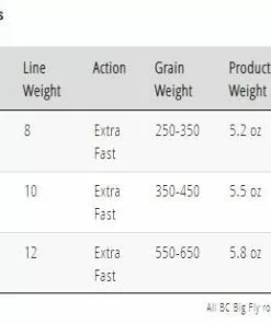 Temple Fork TFO BC Big Fly Rod