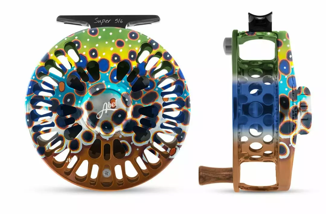 Reels Abel Super 5/6 Reel - Ported In Fish Graphics 10 Reels Abel Super 5/6 Reel - Ported In Fish Graphics