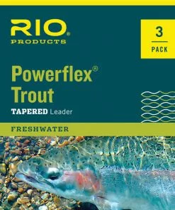 Rio Powerflex 12ft Trout Leader - 3 Pack