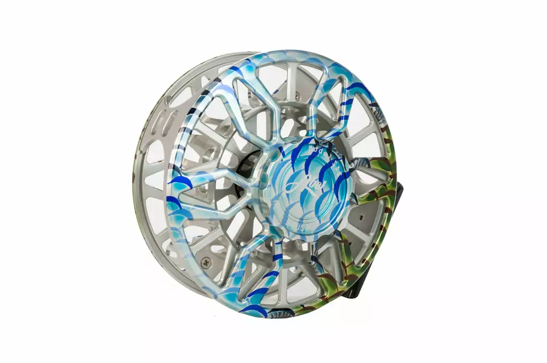 Abel Sds Ported Fly Reel In Fish Graphics Reels 5 Abel Sds Ported Fly Reel In Fish Graphics Reels