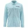 Simms Men'S Stone Cold L/S Shirt Sfs Logo