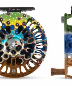 Abel Super 4/5 Reel - Ported In Fish Graphics Reels