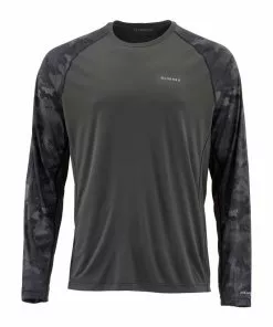 Clothing Simms Men's Solarflex L/S Crewneck - Print
