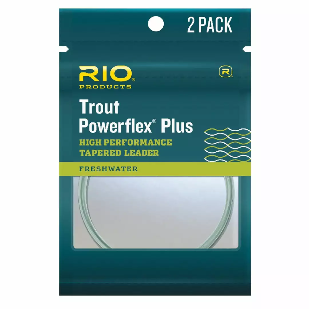 Rio Powerflex Plus Tapered Leader 9ft 3 Rio Powerflex Plus Tapered Leader 9ft