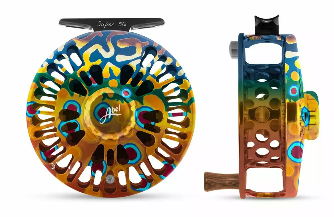 Reels Abel Super 5/6 Reel - Ported In Fish Graphics 9 Reels Abel Super 5/6 Reel - Ported In Fish Graphics