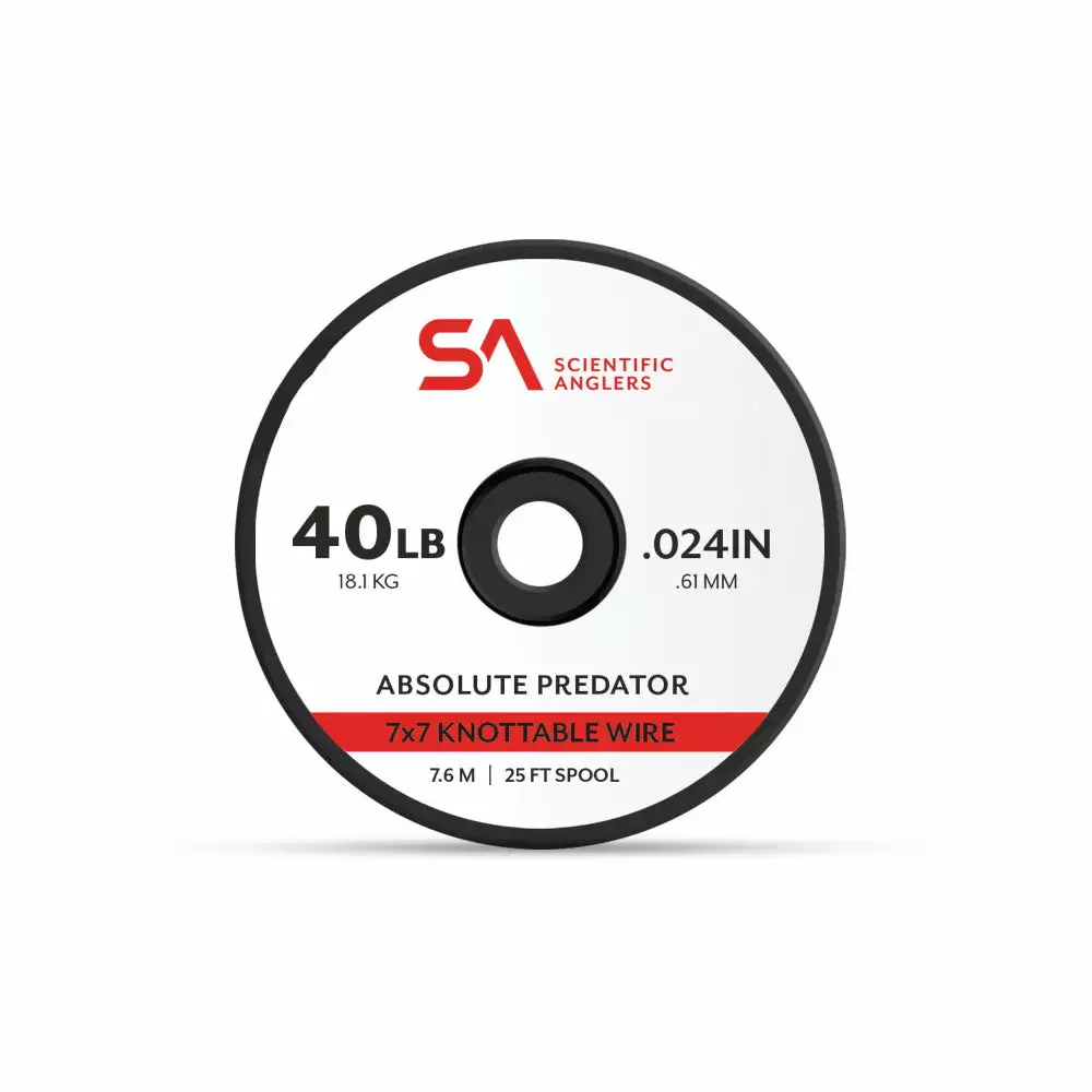 Tippet Scientific Anglers Absolute Predator 7x7 Knottable Wire 3 Tippet Scientific Anglers Absolute Predator 7x7 Knottable Wire