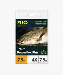 Rio Powerflex Plus Leader 7.5ft - 3 Pack