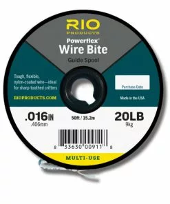 Rio Powerflex Wire Bite Tippet - Guide Spool - 50ft