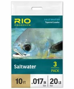 Rio Saltwater Tapered Leader 10ft 3-Pack