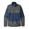 Patagonia Men's R1 L/S Fitz Roy Trout 1/4 Zip - Closeout Clothing